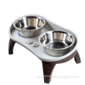 customized pet bowl holder dog feeding bowl scale